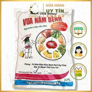 Thuốc trừ bệnh MANCOZEB XANH 1Kg (80% mancozeb)
