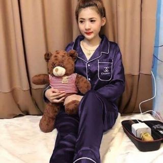Đồ bộ phi lụa, đồ bộ mặc nhà cực ấm, chất liệu bao mềm mịn