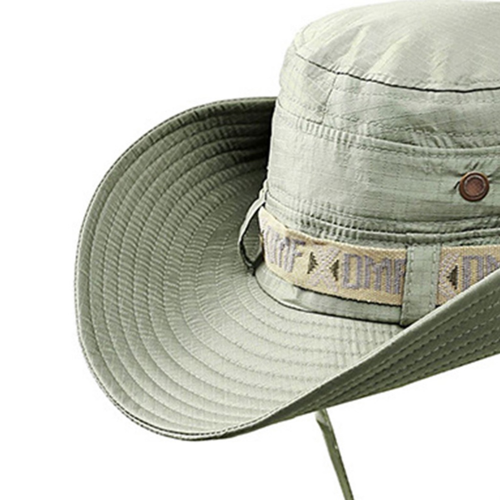 Nón Vành Rộng Phong Cách Retro Chống Nắng Ngoài Trời Cho Nam