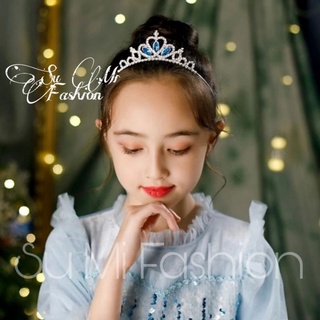 Cài tóc vương miện đính đá công chúa elsa cho bé - Vương miện elsa lấp lánh cho bé gái.