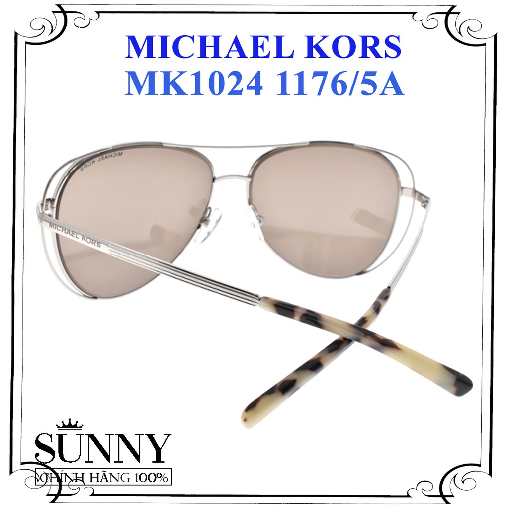 MK1024 kính mát Michael Kors chính hãng, thiết kế dễ đeo bảo vệ mắt