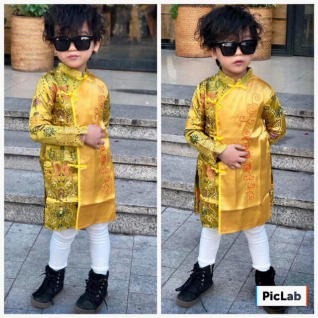 Áo dài cho bé trai