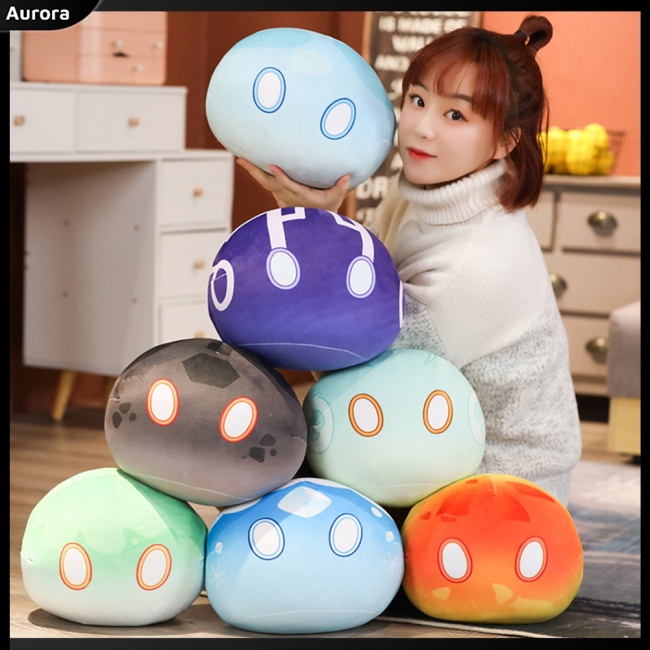 Thú Nhồi Bông Hình Nhân Vật Hoạt Hình Aurora Genshin Va Chạm Slime
