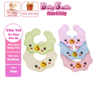 Yếm vãi ăn dặm cho bé,yếm dãi nilon chống dính