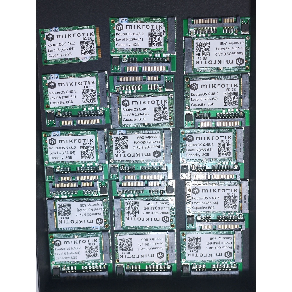 SSD Mikrotik L6 RouterOs 8GB Bản Quyền Level 6 bản chuẩn SATA mSATA hỗ trợ nâng hạ cấp mọi phiên bản. ROS v7.10.0 Stable