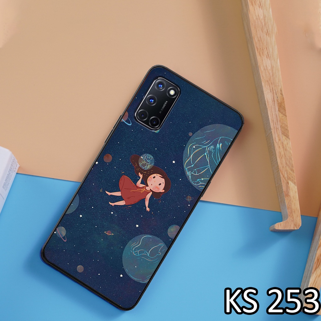 Ốp lưng Oppo A54 (4G/5G) - Oppo A55 (4G/5G) - Oppo A74 (4G/5G) - Oppo A76 in hình bé gái siêu xinh,  dễ thương