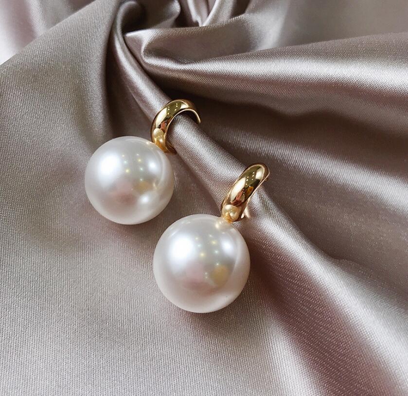 Khuyên tai phối hạt ngọc trai thời trang hoài cổ cho nữ