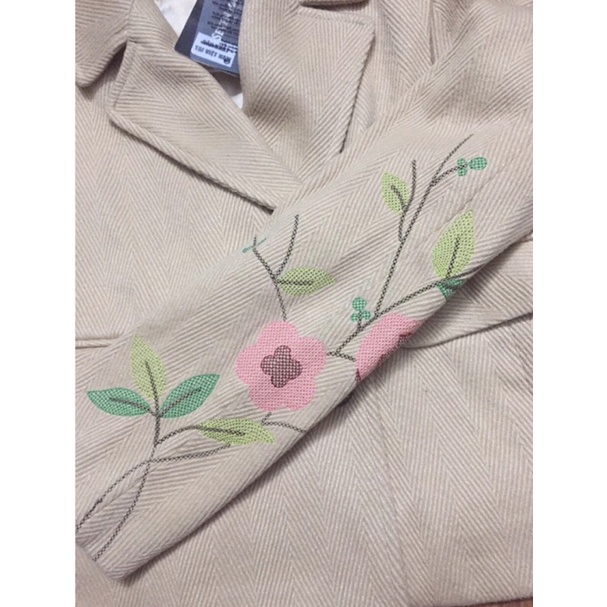 SEVEN AM newtag áo vest dạ hoa tay mới nguyên tag M/L