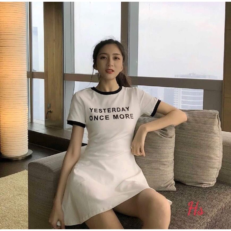 Váy Yesterday viền cổ HS45 | BigBuy360 - bigbuy360.vn