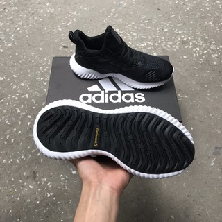 Giày Thể Thao Alpha Bounce Đen Nam Nữ
