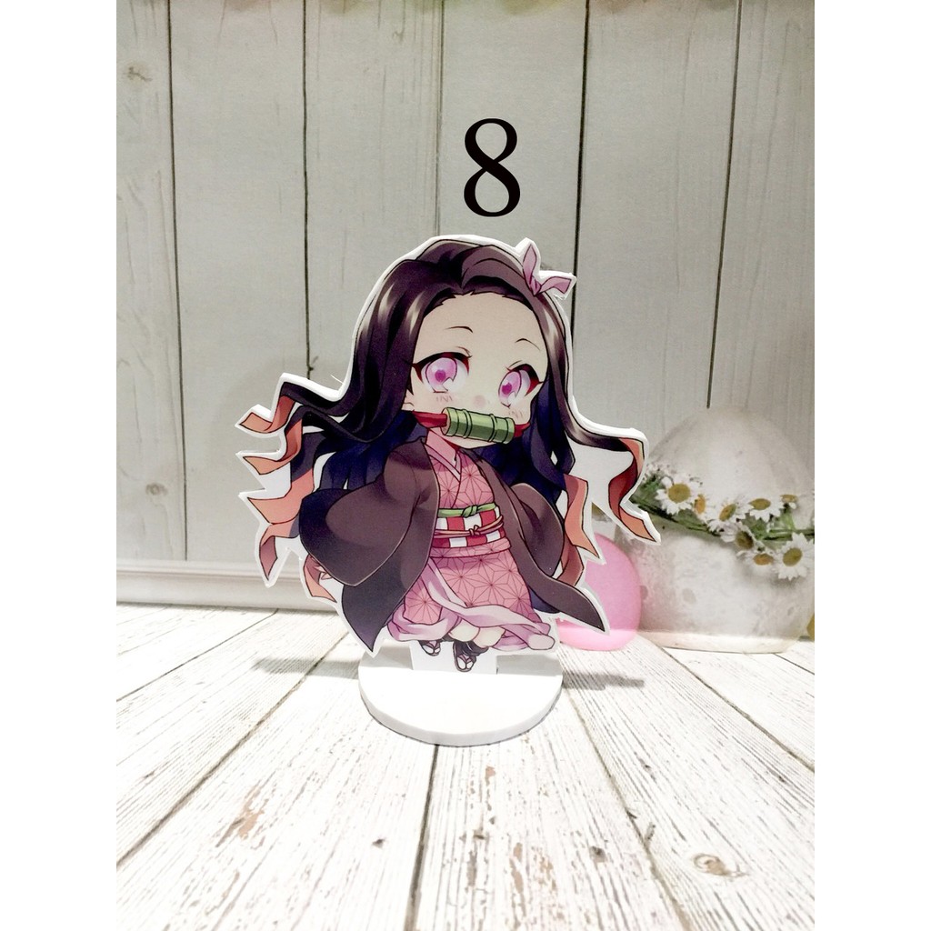 Standee Ảnh để bàn anime Kimetsu no yaiba hàng có sẵn nhận in theo yêu cầu