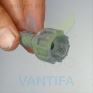 20 CÁI NỐI ĐUÔI CHUỘT 10LY RA REN TRONG 17MM PVC (MÀU XÁM)