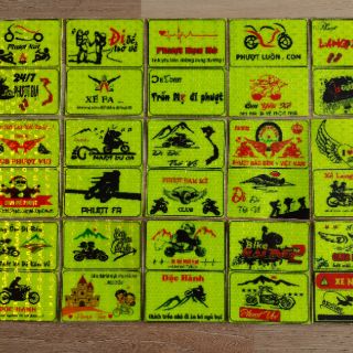 (COMBO 30 ) LOGO PHƯỢT PHẢN QUANG TỔ ONG
