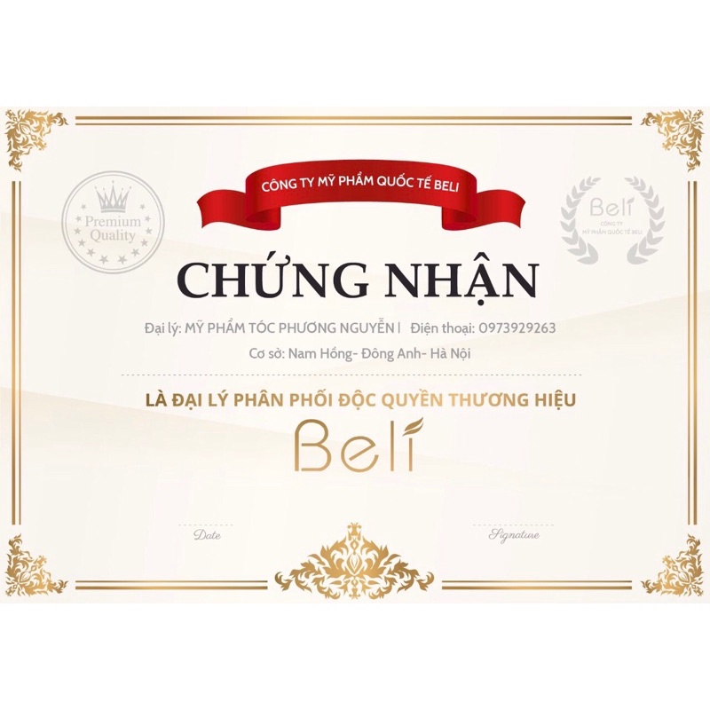 Dầu gội xả siêu mềm mượt Beli