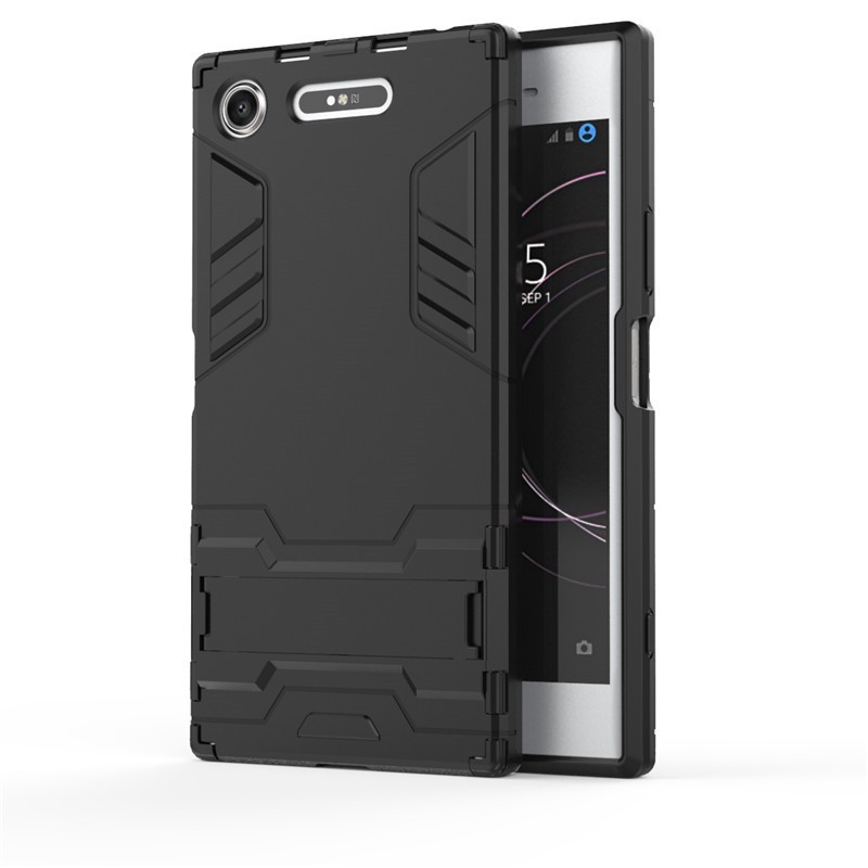 Ốp điện thoại bằng nhựa cứng có giá đỡ ẩn cho Sony Xperia XZ1 Xperia XA XA1 Phone Case