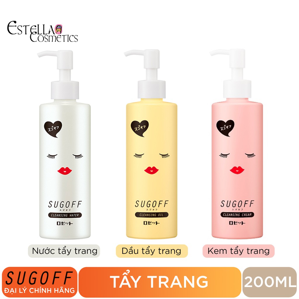 [Mã SKAMFM162 giảm 10% đơn 250K] Tẩy Trang Rosette Sugoff Cleansing 200ml