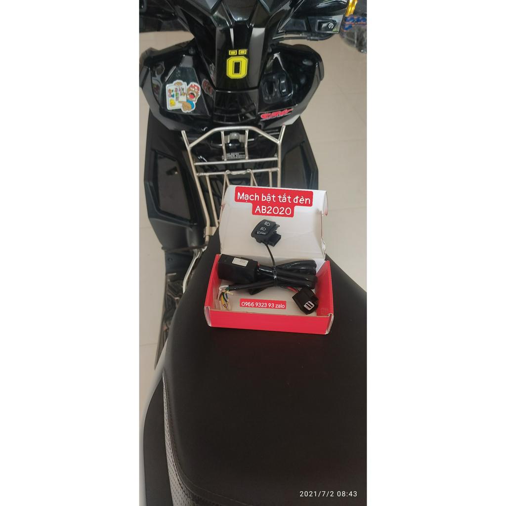 Mạch tắt đèn cho xe AB 2020 kèm công tắc passing sh