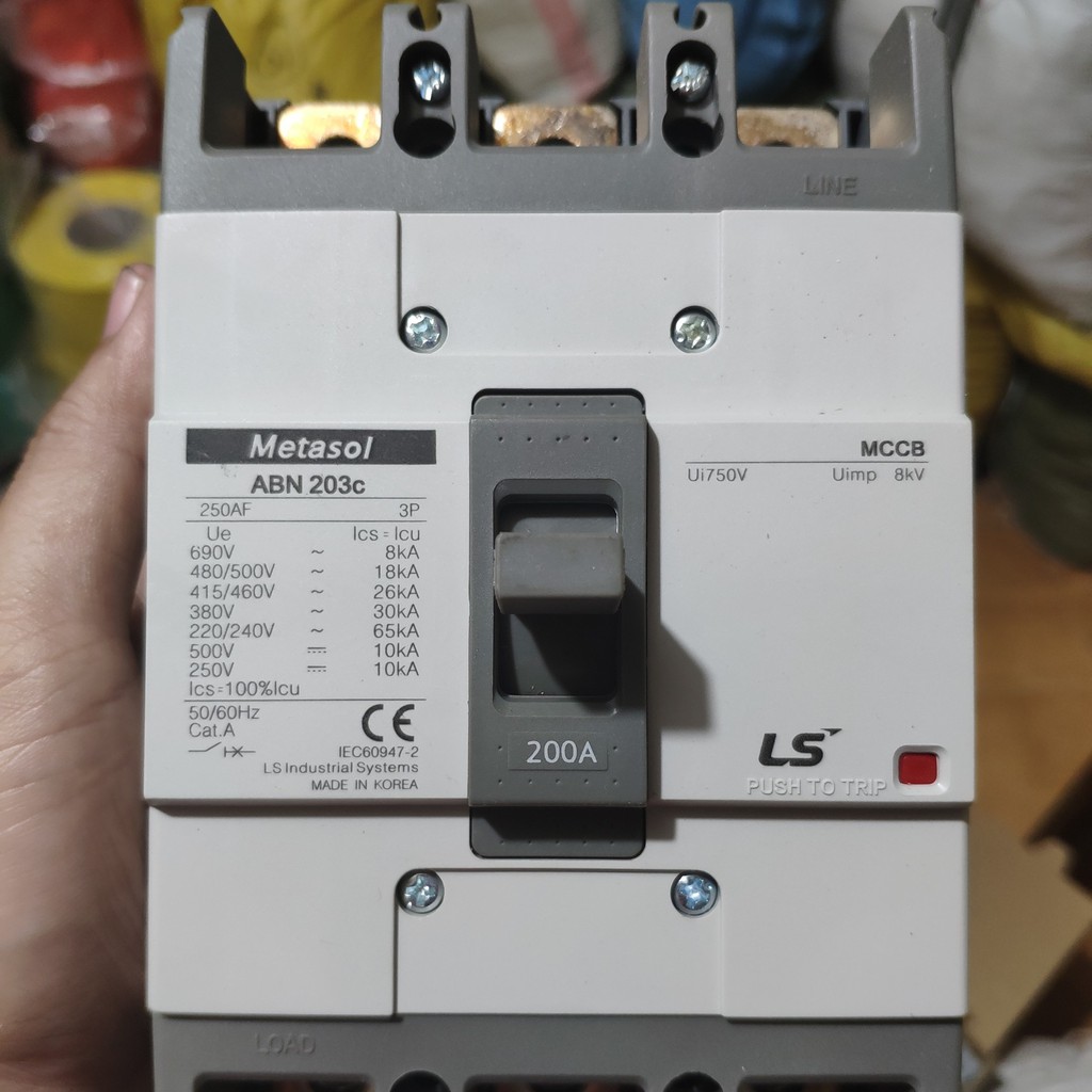 APTOMAT Át khối 3 Pha MCCB LS 3P ABN 125A - 250A