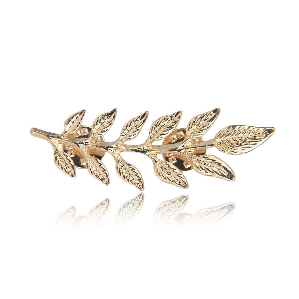 LANFY 2 Piece/Set Alloy Fashion  Leaf Shape Gift Brooch