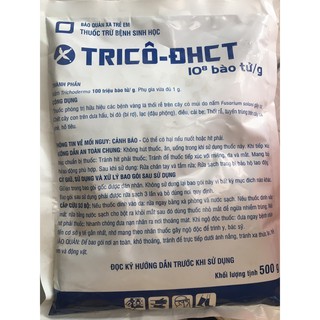 CHẾ PHẨM NẤM TRICHODERMA NGỪA BỆNH CHO CÂY TRỒNG (500GRAM)