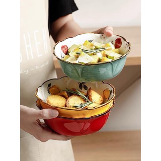 [Mã SKAMLTSM9 giảm 10% đơn 99K] Bát sứ viền cánh hoa