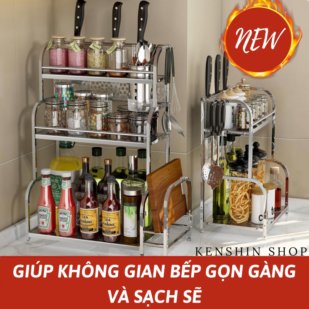 Kệ Gia Vị, Kệ Đựng Gia Vị Nhà Bếp Đa Chức Năng KENSHIN SHOP | BigBuy360 - bigbuy360.vn