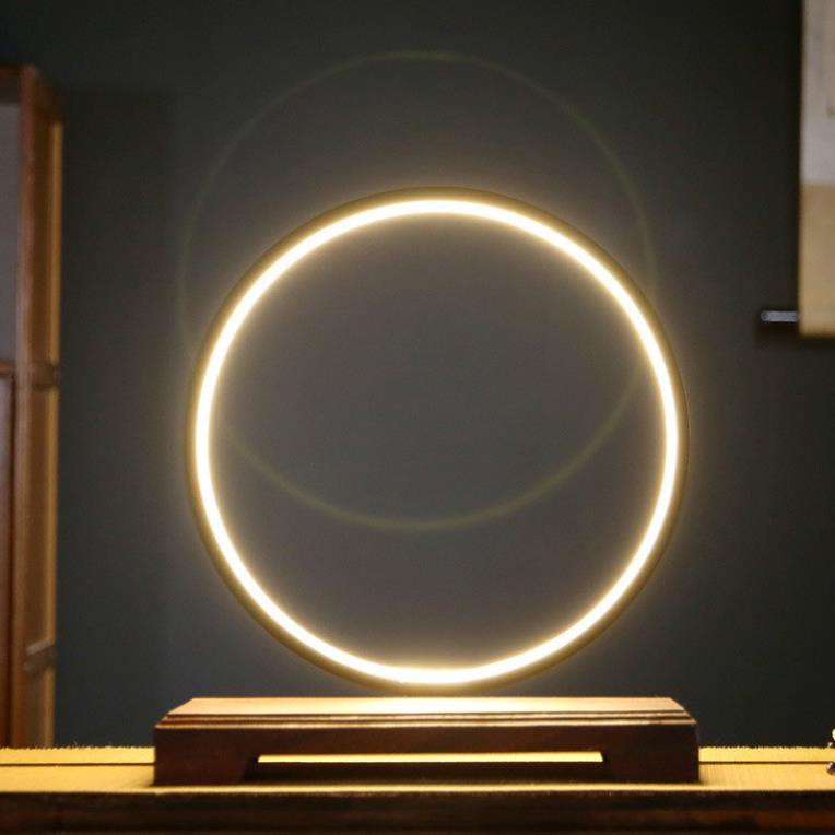 Kệ đốt trầm đèn led bản cao cấp thích hợp cho các mẫu tượng ngồi thiền- kệ đặt tượng gốm-kệ đèn đốt trầm trang trí decor