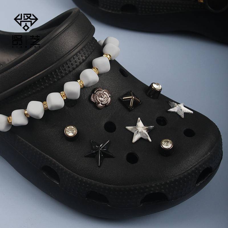 crocs sticker Bộ Phụ Kiện Trang Trí Giày Dễ Thương DIYshoes sticker Accessories Stickers Sandals Shoe Decoration