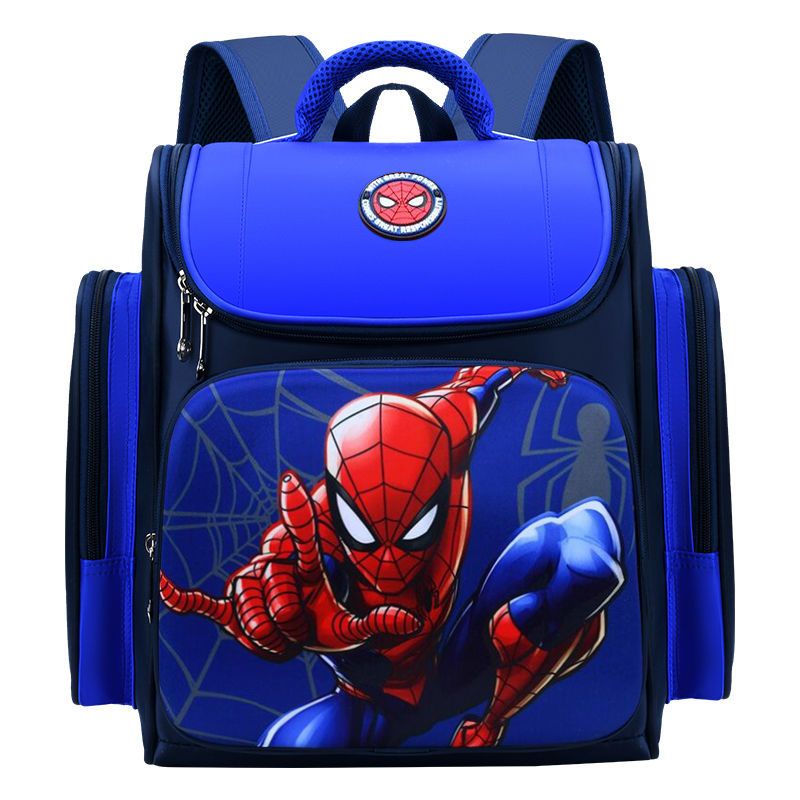 Balo Đi Học In Họa Tiết Hoạt Hình Spiderman Captain America Cho Trẻ Mẫu Giáo