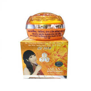 🍀🍀ComBo 2 Hộp Kem Sứ Tiên dưỡng trắng da 7 ngày ngừa mụn 3g( màu cam)