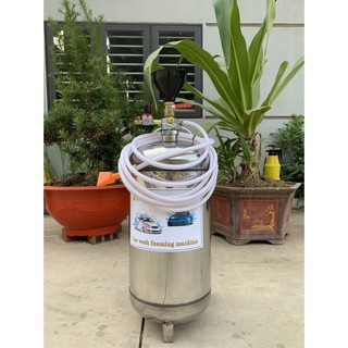 Bình tạo bọt tuyết rửa xe 40l inox . giá tốt mùa dịch !!!!😊😆😆.