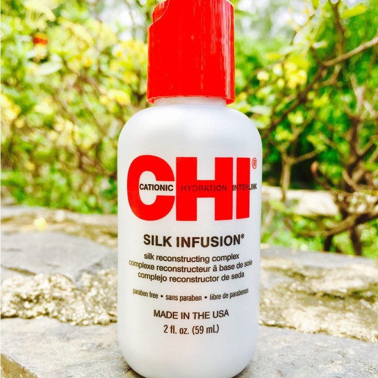 Tinh Dầu Dưỡng Tóc Mềm Mượt CHI Silk Infusion 59ml