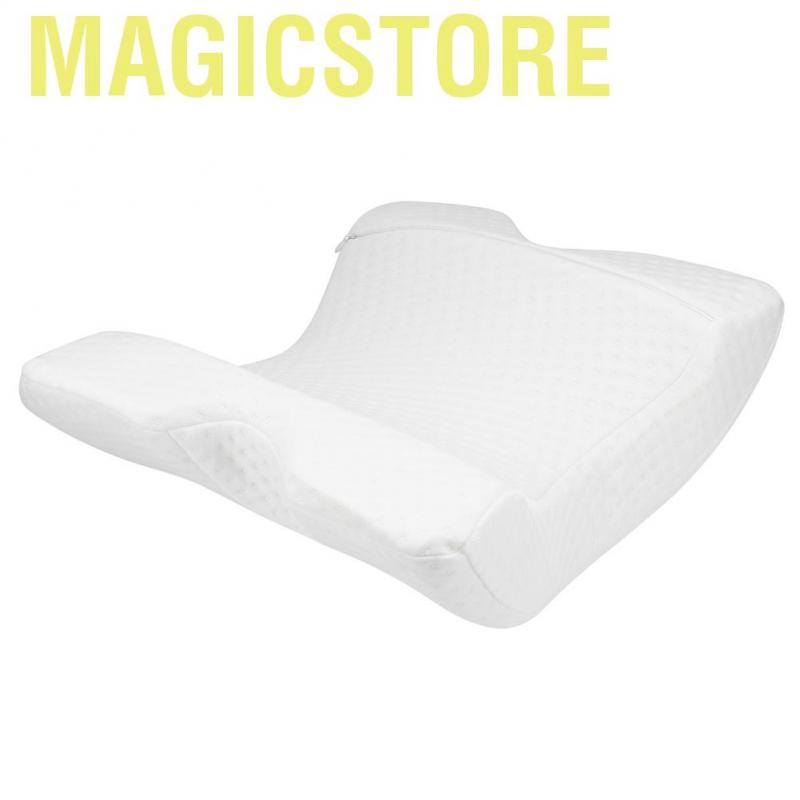 Magicstore Arch U Shape Pillow Curved Memory Foam Sleeping Neck for Home Office Bed