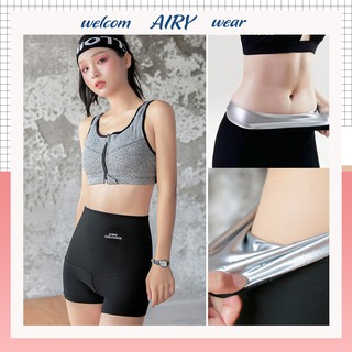 Quần Sinh Nhiệt Giảm Mỡ Bụng, Quần Tan Mỡ Bụng Tập Gym Hiệu Qủa 21A08D (Quần Đùi)
