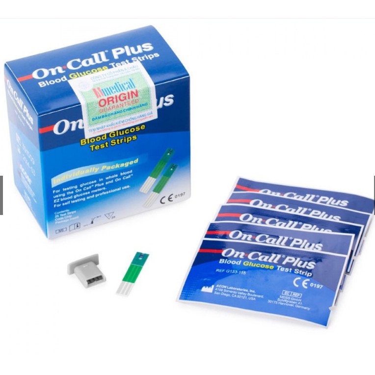 Que thử đường huyết One Call Plus cho máy các máy đo On-Call Plus/ On-Call EZ/ On-Call EZII