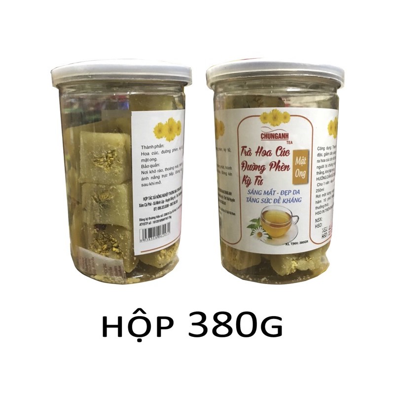 Hũ 380gr Trà Hoa Cúc Đường Phèn Mật Ong CHUNG ANH