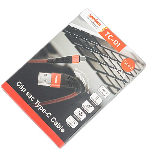 Cáp sạc TYPE C dùng cho điện thoại - Loại dây dù chống gập gẫy chắc chắn