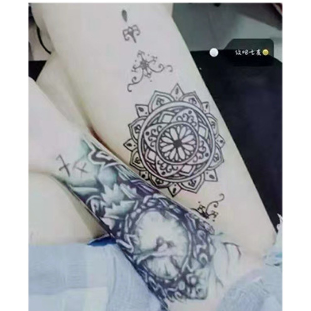 Hình xăm dán maori 15x21cm