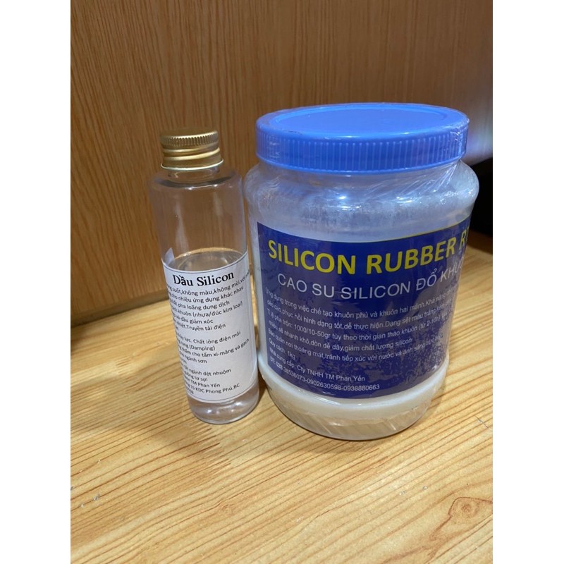 Cao su Silicon đổ khuôn[1kg kèm xúc tác]