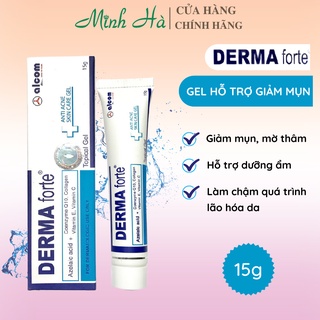 Gel Derma Forte Anti Acne Skin Care Gel 15g giúp giảm mụn, mờ thâm