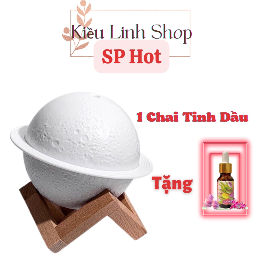 Máy Xông Tinh Dầu Mặt Trăng Trụ Tròn Thay Đèn Ngủ Phun Sương Mặt Trăng Tỏa Hương Thơm Khử Mùi Tạo Ẩm Chống Khô Da
