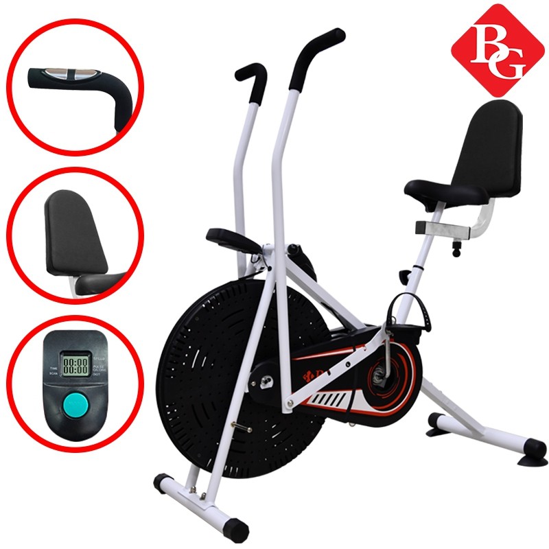 BG Xe đạp tập thể dục tay chân kết hợp tại chỗ bike 8702 Plus có tựa lưng năm 2023