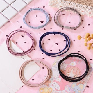 [TÓC GIẢ] SET DÂY CHUN CỘT TÓC LOẠI LIỀN 3 SỢI CHUN