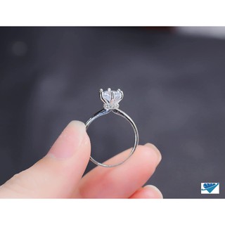 Nhẫn nữ đá cao bạc925 hàng làm tại xưởng
