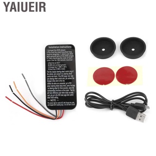 Yaiueir Steering Wheel Control Button Radio Volume GPS Wireless Bluetooth Controller Switch for iOS/Android
