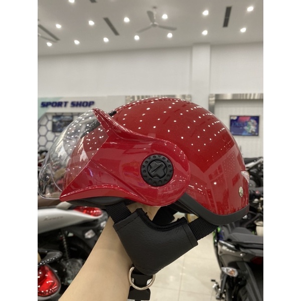 Mũ bảo hiểm nửa đầu có kính New Scooter Honda chính hãng