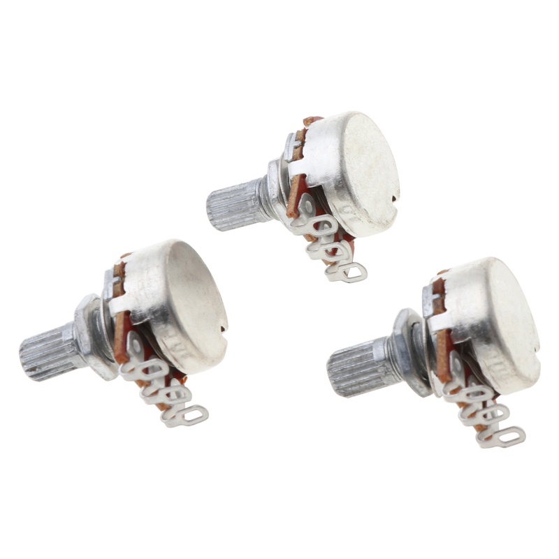 Set 3 Chiết Áp Âm Thanh B250k 10mm Cho Đàn Ghi Ta Điện