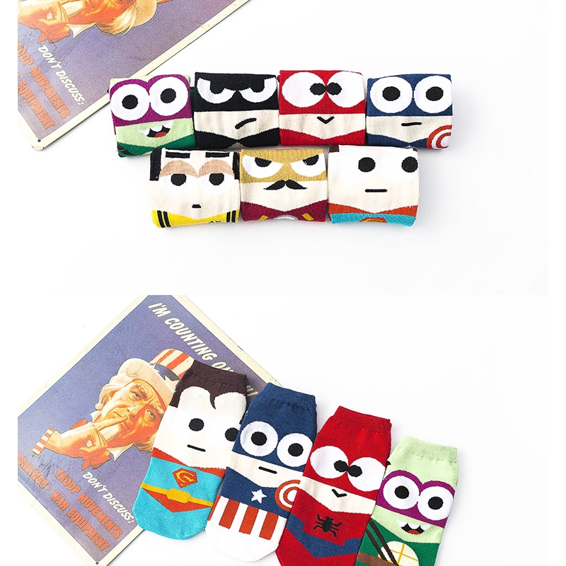 Ins Style Hot Women Cute Cartoon Print Daily Casual Sock