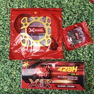 Nhông Sên Dĩa Exciter 135-150, Winner V1-X, Chính Hãng X1r Bảo Hành 2 Năm