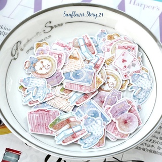 Set 20 miếng sticker dán trang trí hình động vật nhiều màu sắc dễ thương